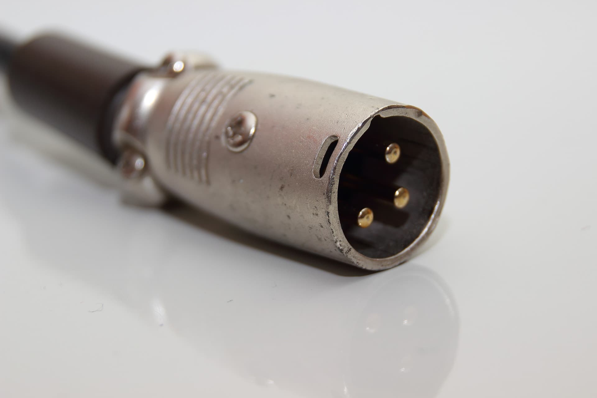 A Male XLR connector