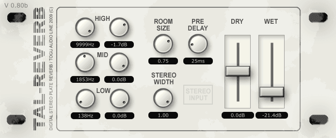 free plugins for mac tal reverb 2