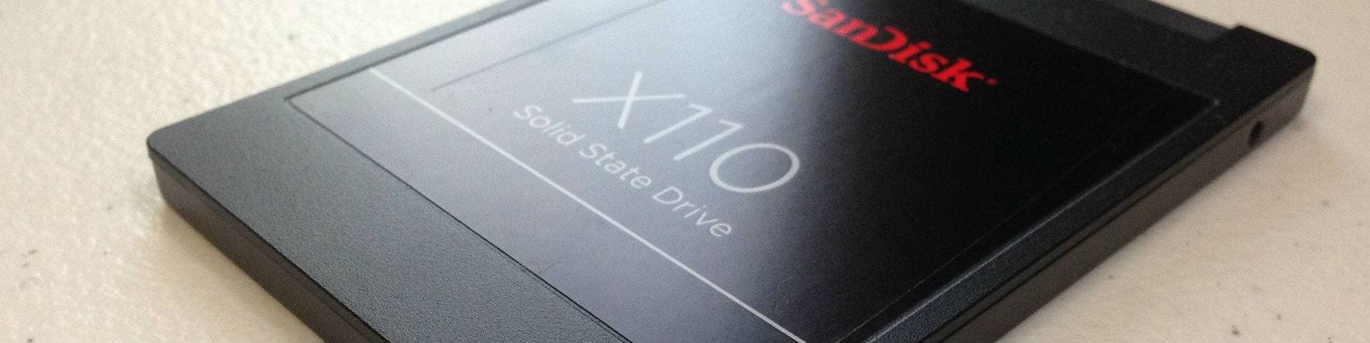 A Sandisk SSD drive
