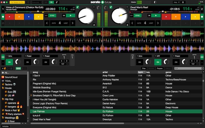 dj software serato dj lite