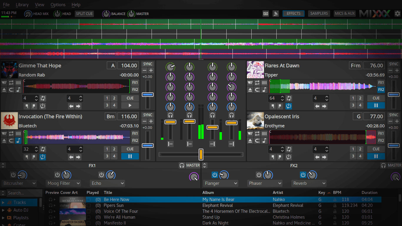 mixxx dj software