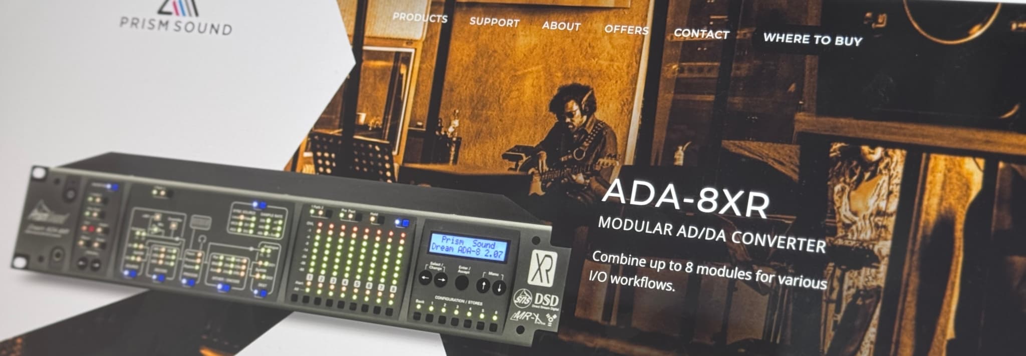 Prism Sound ADA-8XR Modular AD/DA Converter