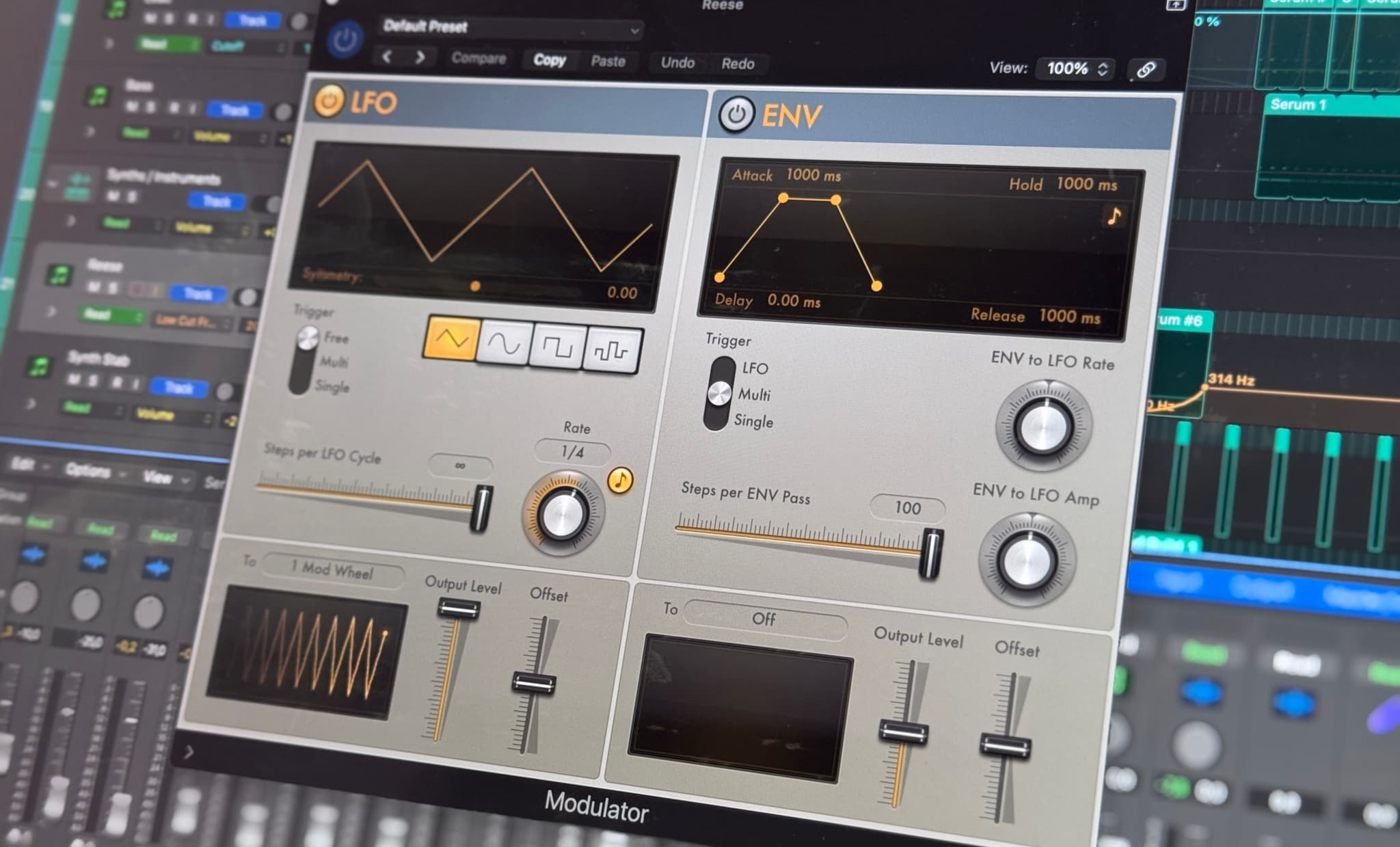 Modulator Plugin in Logic Pro